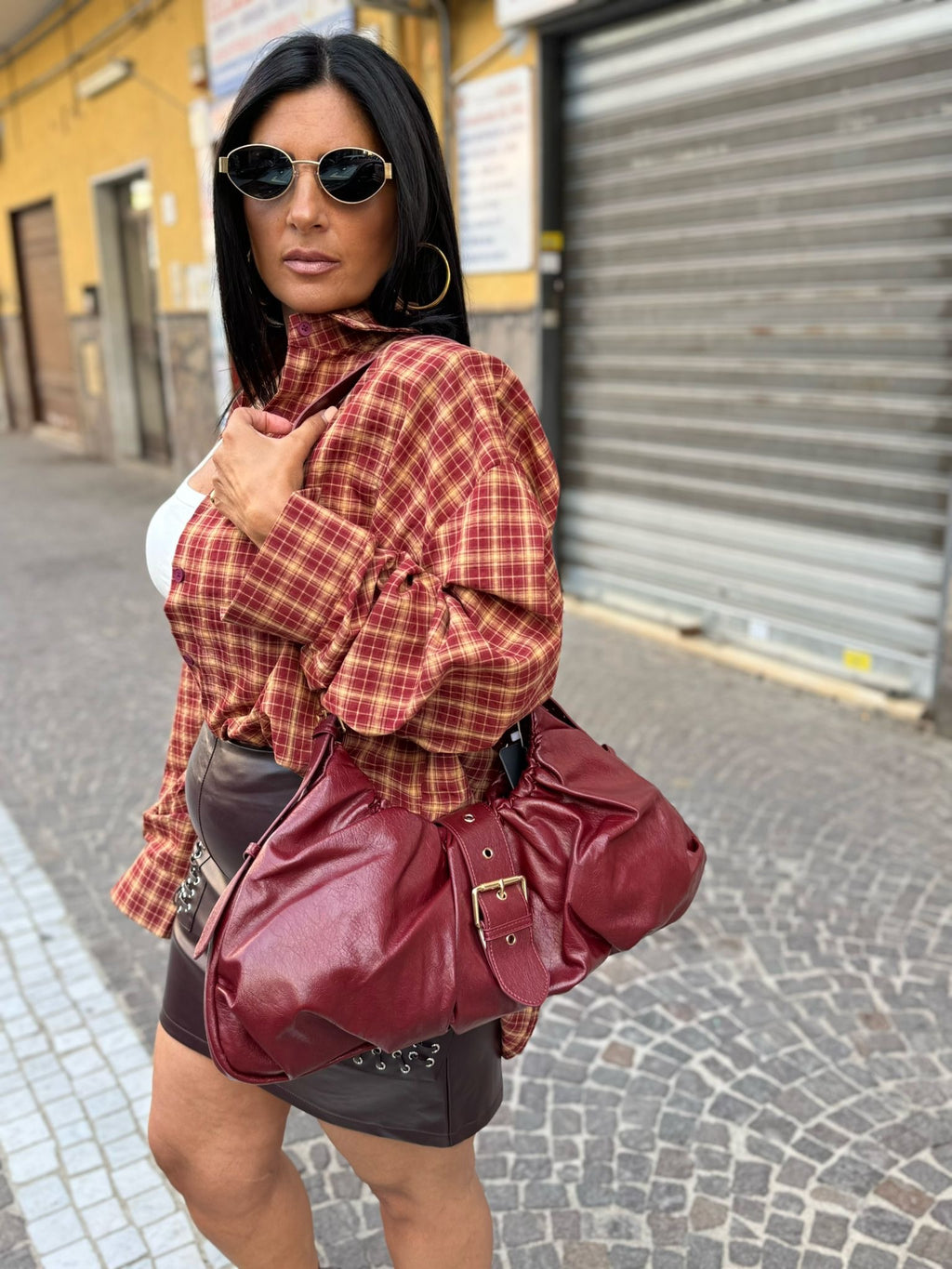 CAMICIA SPALLINA ROSE